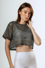 Blusa Cropped Ariel - Arrastão